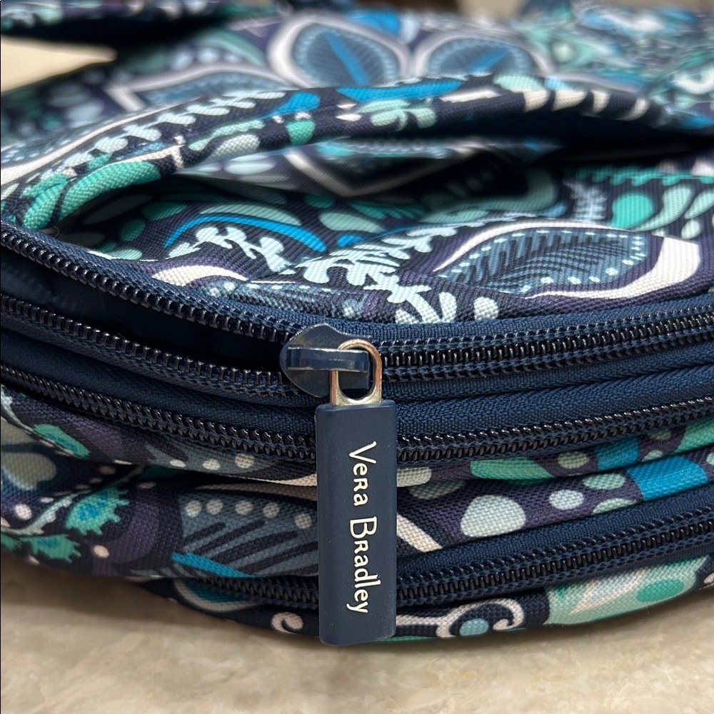 Vera Bradley Paisley Backpack in Blue and Teal - Picture 4 of 8